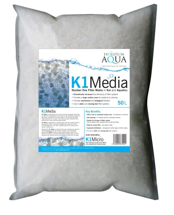 Evolution Aqua K1 Media - 50 Litres